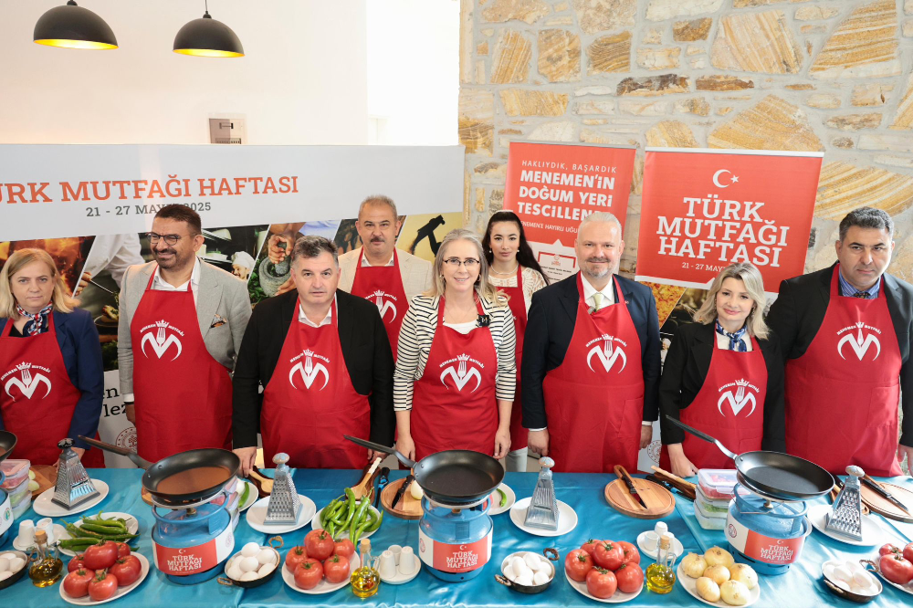 TÜRK MUTFAĞI HAFTASINDA MENEMEN DAMGASINI VURDU 