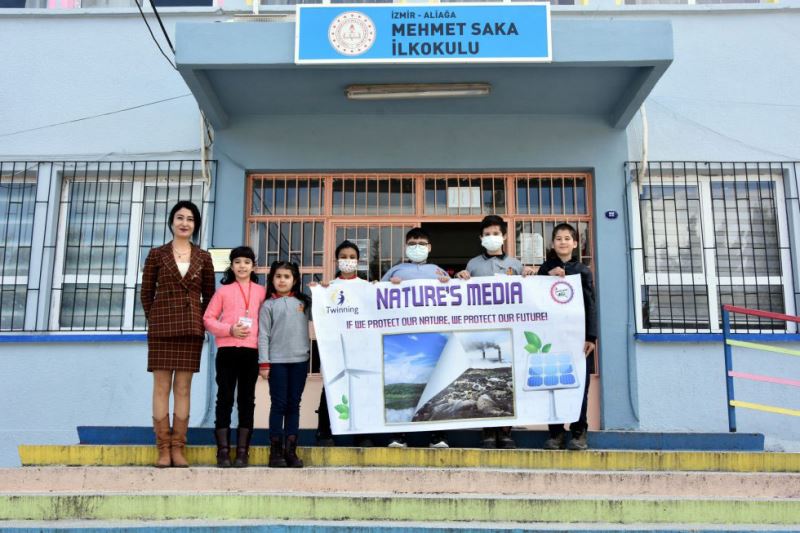 Mehmet Saka Ögrencilerinden eTwinning Projesi