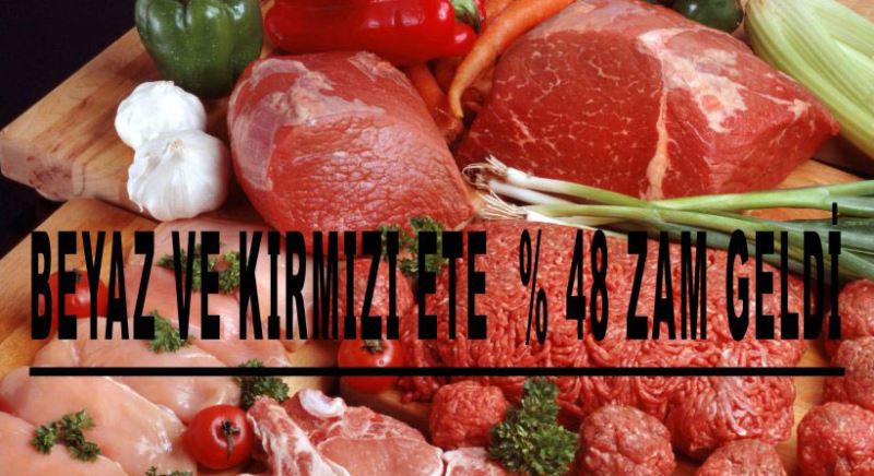 MUTFAKTA YANGIN ET ÜRÜNLERINE ZAM