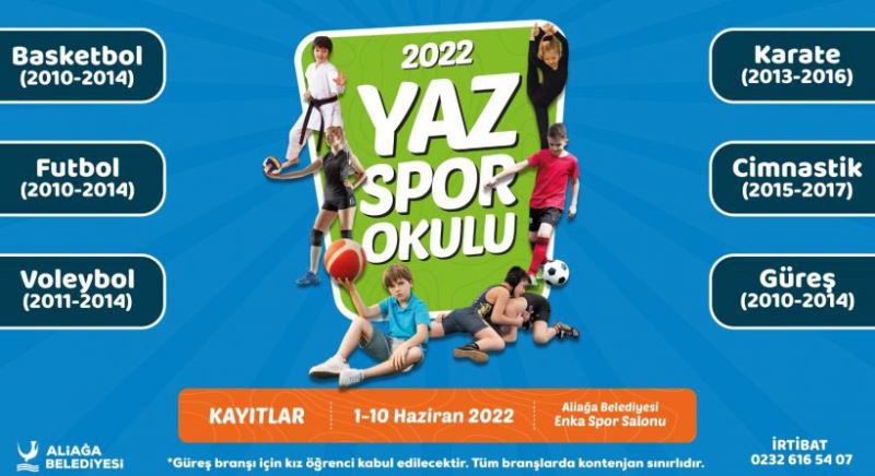 YAZ SPOR OKULLARI ÇOCUKLARI BEKLIYOR