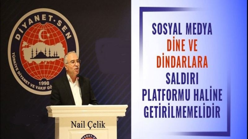 Izmir Diyanet-Sen 2 Nolu Baskani Nail Çelik, Dine ve dindarlara saldiri kabul edilemez